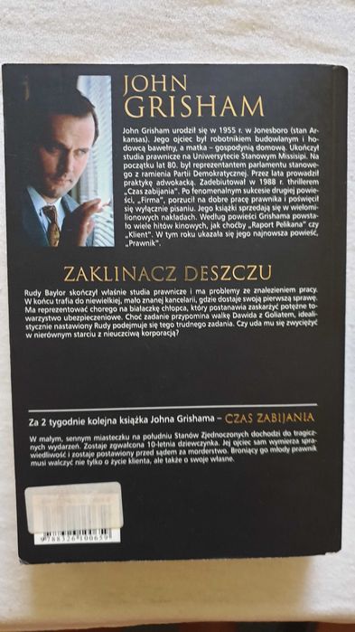 Książka John Grisham - Zaklinacz deszczu