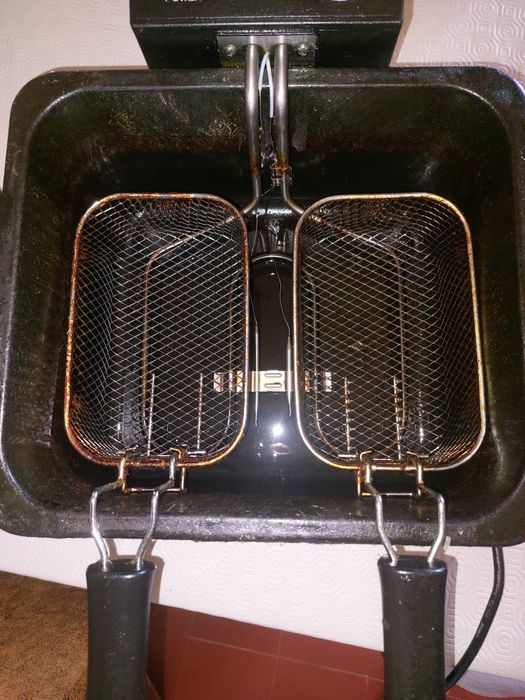 Fritadeira Elétrica Alpina 2000W (Dois Cestos)