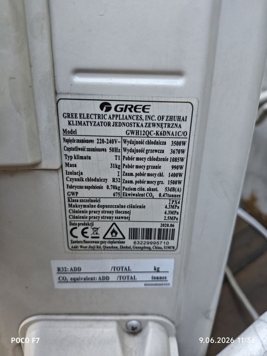 Klimatyzacja gree