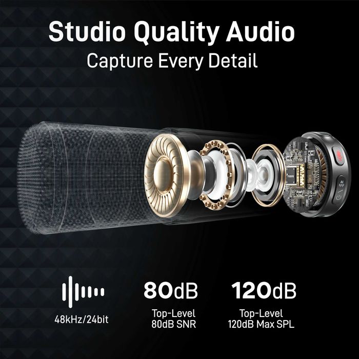 Мікрофон Maono Wave T5  / петличный микрофон для телефона як Hollyland