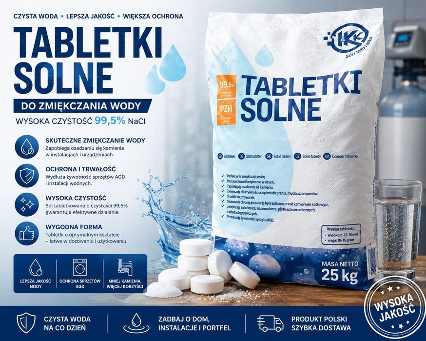 Sprzedam tabletki solne . Telefon kontaktowy 515285287