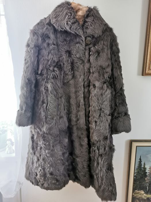 Futro damskie  naturalne r. 44-46 stan dobry