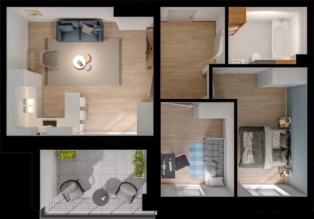 Mieszkanie z aneksem 59 m² – Gniezno, ul. Cymsa 1