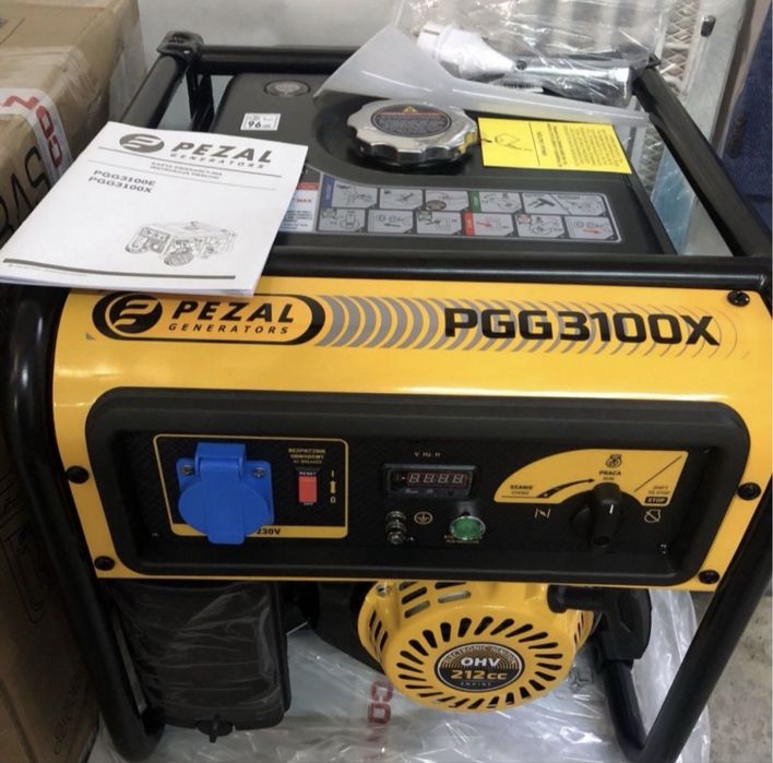 бензиновий генератор Pezal PGG3100X 3.3 КВТ виробник Польща