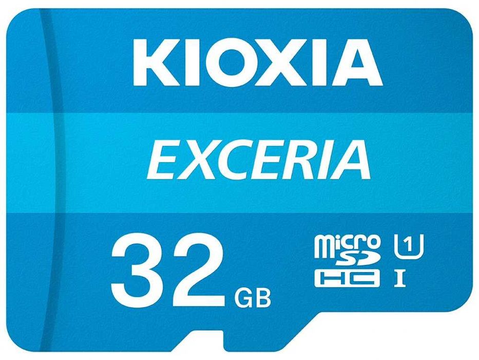 Karta pamięci microSDHC Kioxia Exceria 32GB + adapter, C10 100MB/s