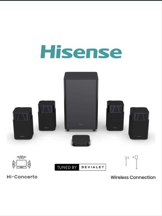 Kino domowe HISENSE HT Saturn Czarny 4.1.2-kanałowy