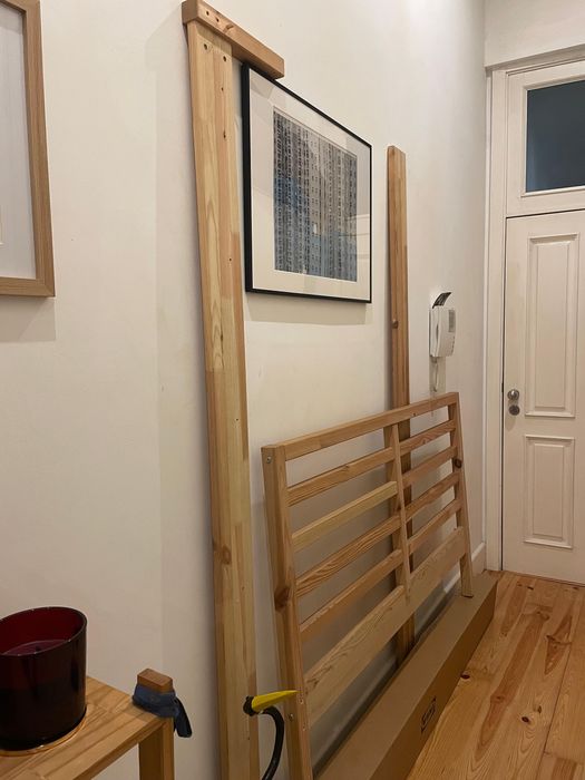 Cama Tarva + Estrado LONSET | IKEA 140x200