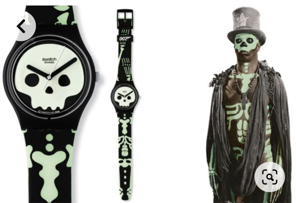 Годинник SWATCH 007 BARON SAMEDI Villian Collection