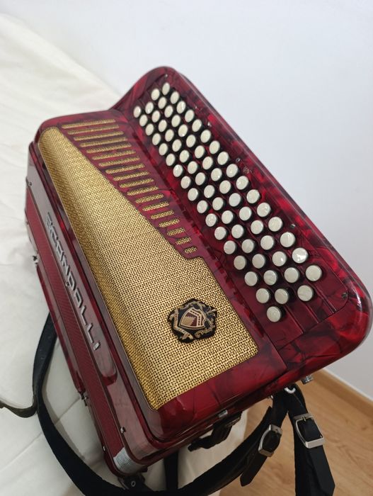 Acordeão Scandalli de botões - Made in Italy (1977)