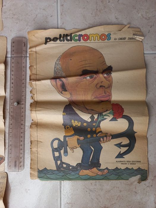 Politicromos - Caricaturas 25 de Abril - Eduardo Tenreiro