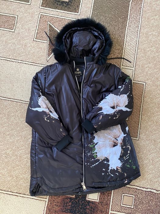 Куртка стильна на зиму 66 розміру