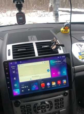 Штатна 2 DIN автомагнитола магнітола Android Peugeot 407  2004 - 2011