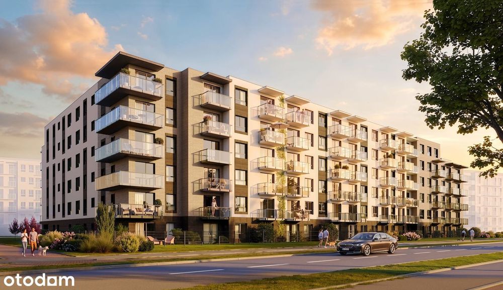 2-pokojowe mieszkanie 41m2 + balkon
