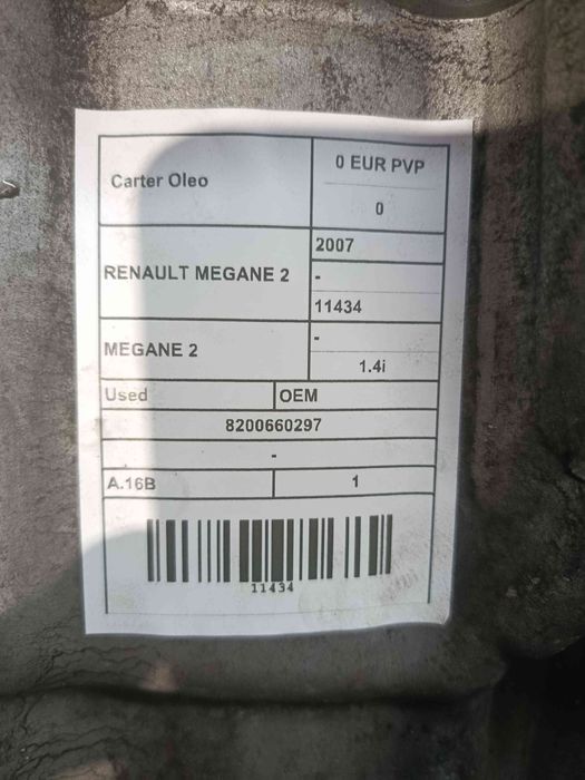 Carter RENAULT Megane II (BM0/1_, CM0/1_)