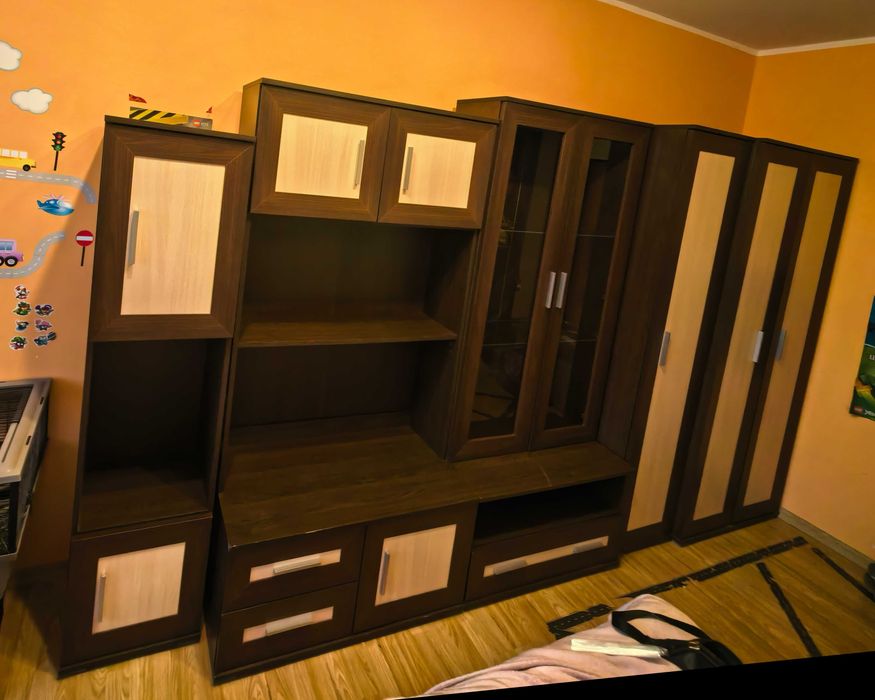 Meble pokojowe / Meblościanka modułowa, 7 części
