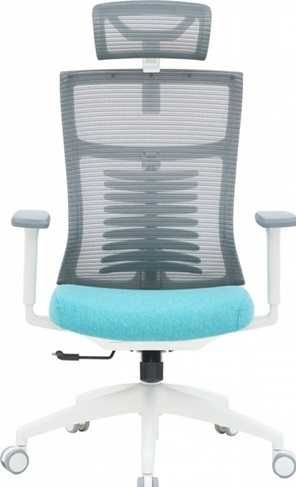 Офісне крісло OfficePro Balance White/Dark Gray/Blue