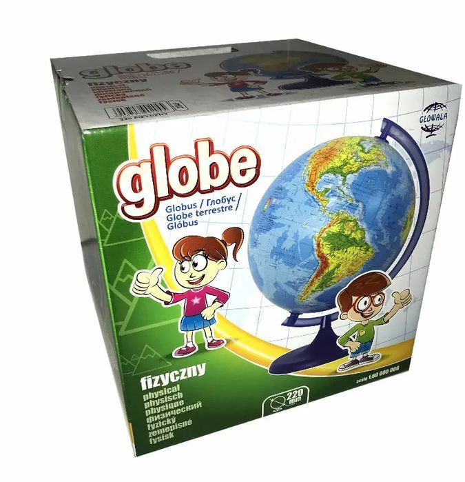 Globus fizyczny 220 mm