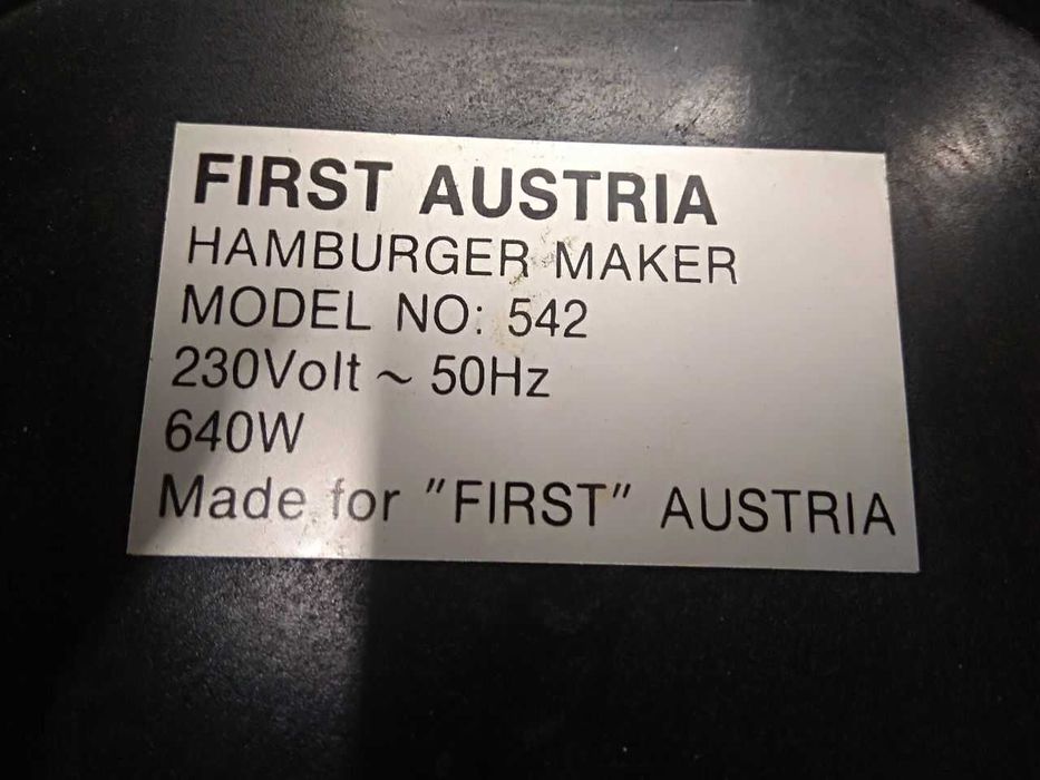 Бутербродница Hamburger Maker First рабочая