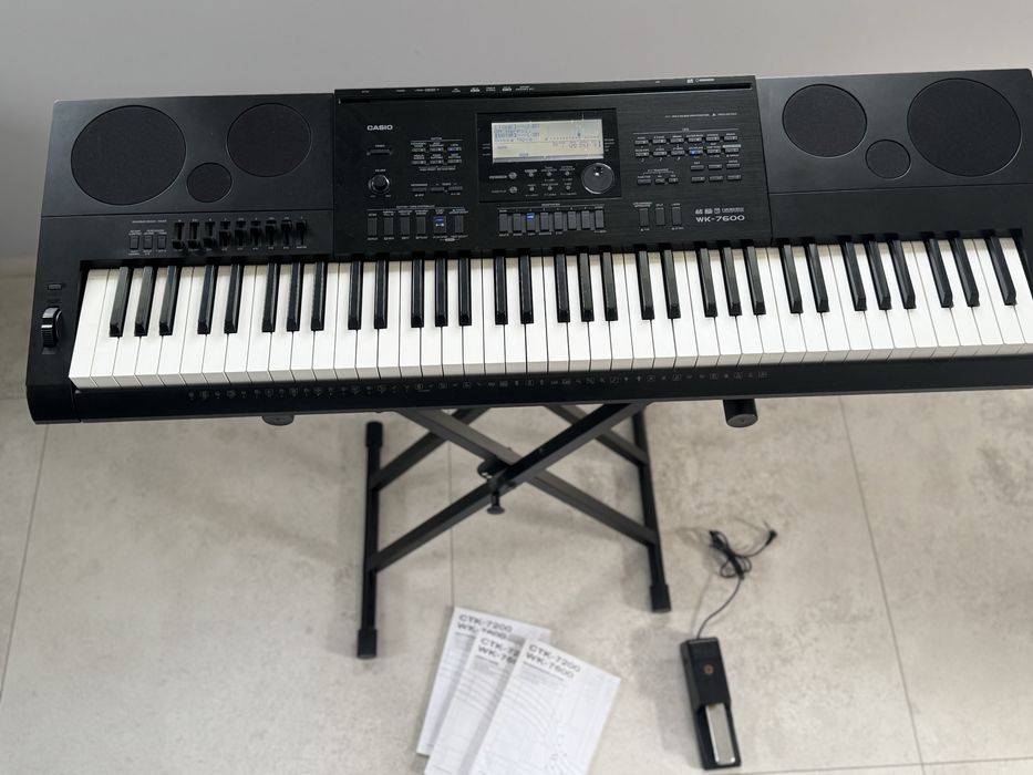 Casio WK-7600 Syntezator dynamiczne klawisze