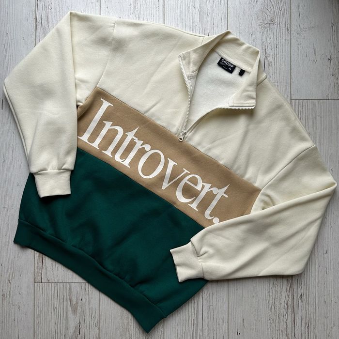 Męska bluza ze stójką półgolf Introvert. introwertyk cropp XS