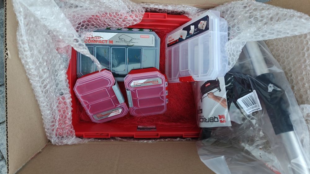 Qbrick System PRO box RED + organizery compact
