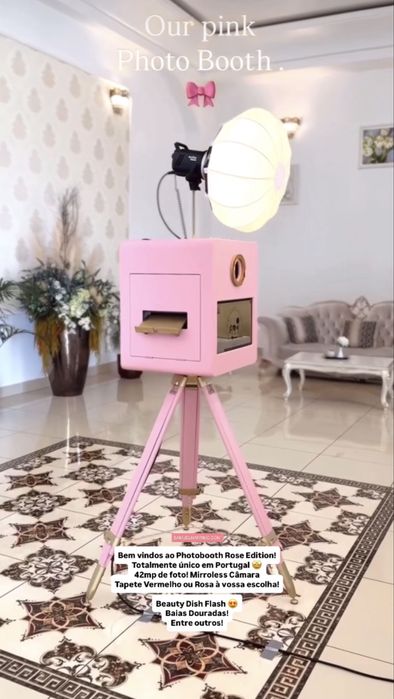Photobooth Rose Edition! Aluguer para eventos, Único no mundo!