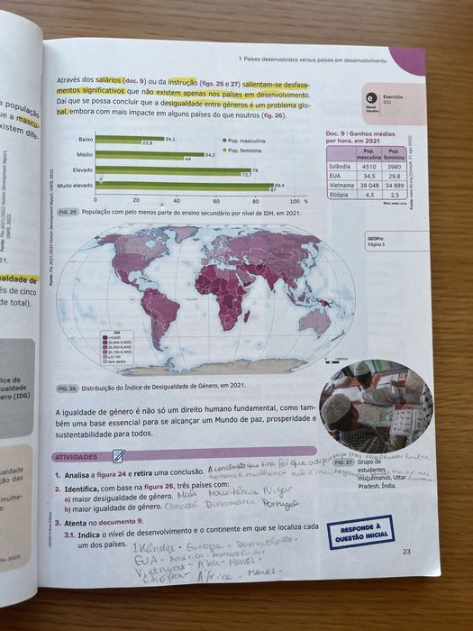 Manual + Caderno de Atividades de Geografia – 9.º Ano