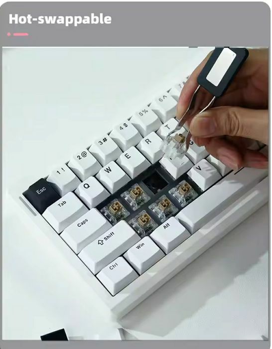 60% Бездротова механічна акумуляторна ігрова  основа GMK61, GMK67