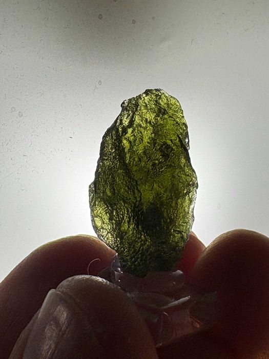 Autentyczny Mołdawit (Moldavite) – Chlum, Czechy – 5.1 g