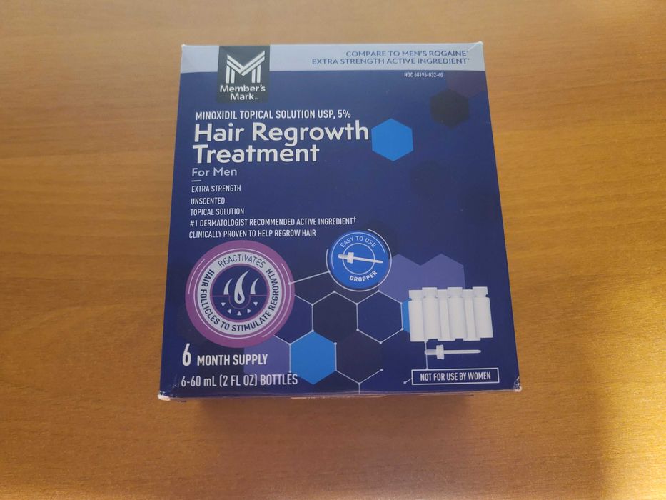 Member’s Mark Minoxidil 5% Líquido Tópico (6 Meses) - O "Gémeo" do Kirkland