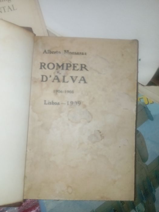 Romper d alva livro com defeito na lomba