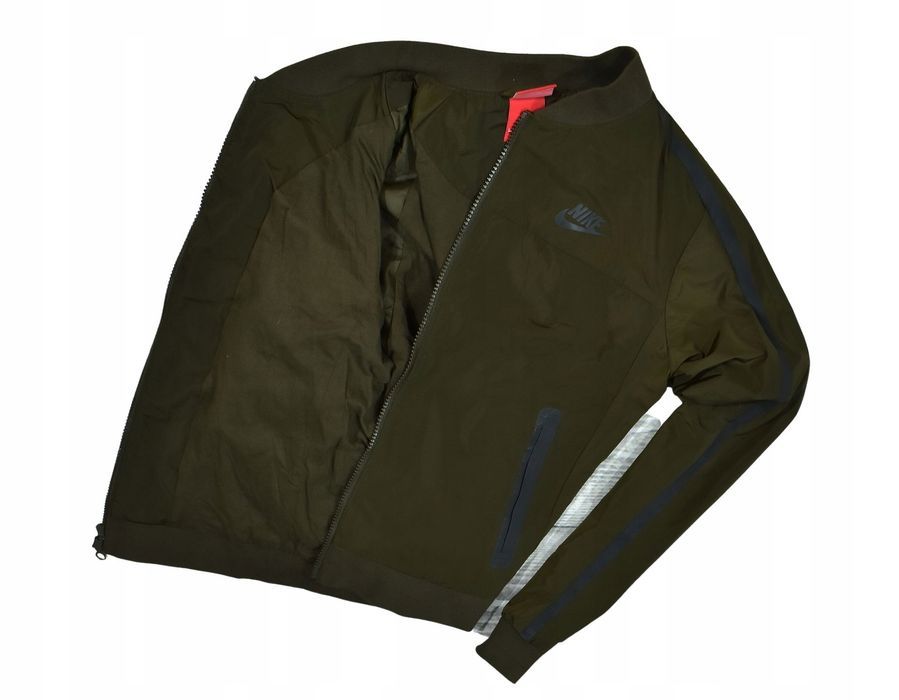 Nike Kurtka Damska Bomberka Khaki Z Logo / S