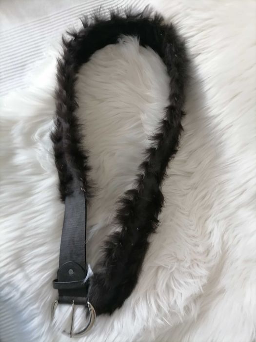 Pasek damski skórzany