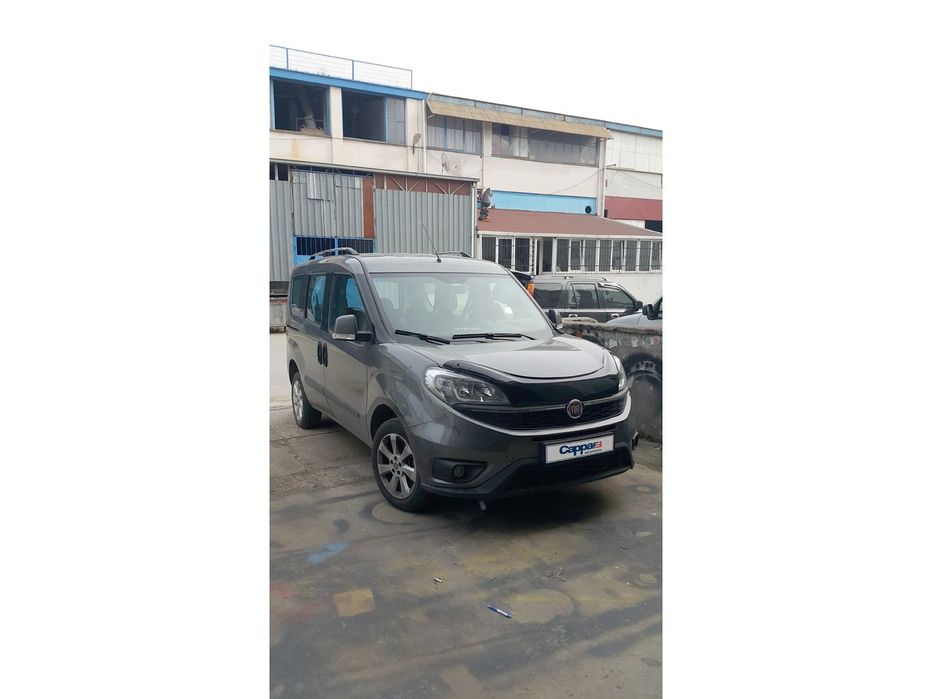 Fiat Doblo II 2010-2022 рр. Дефлектор капота EuroCap (2015+)