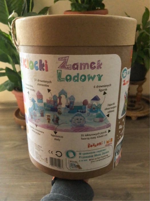 NOWE drewniane klocki Trefl