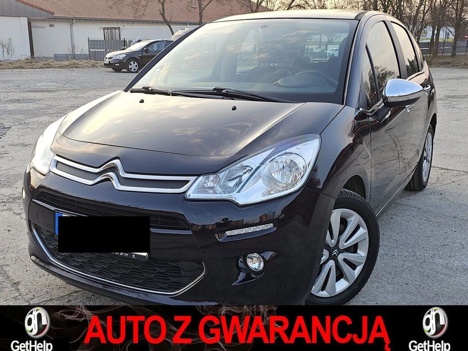 Citroën C3 1.2b 82KM # Klimatyzacja # Tempomat # Czujniki # Bezwypadkowy #