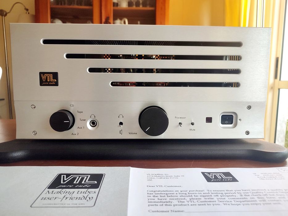 VTL IT-85 Amplificador Hi-Fi Válvulas Mullard C/Novo!