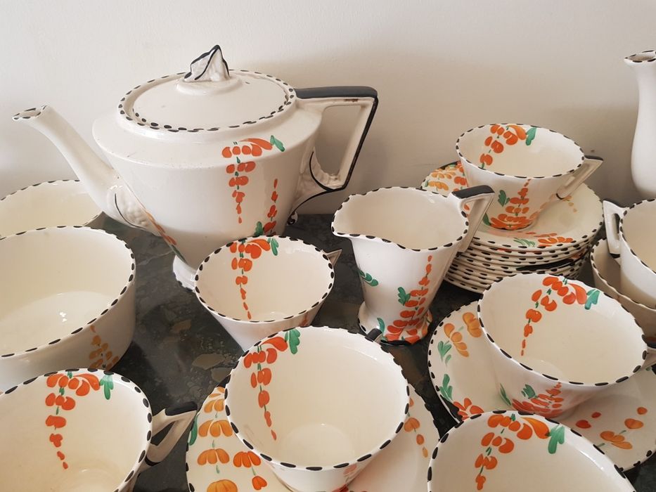 Serviços de chá  Arte deco,marca Burleigh