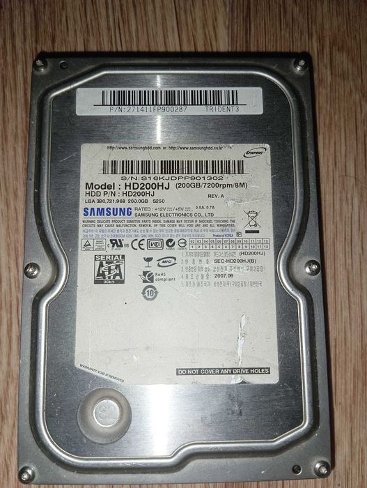 HDD/Жёсткие диски 200/160/80/60/40 Гб, SATA & IDE. WD, Hitachi и т.д.