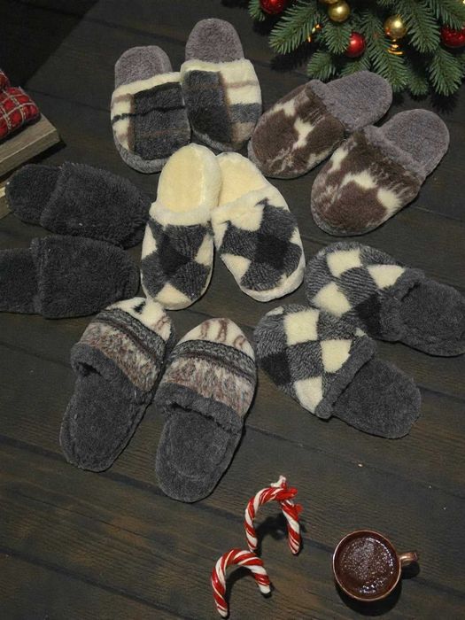 Тапочки из овчины 36-46 / ОПТ и розн домашние тапки, тапочки , всувки