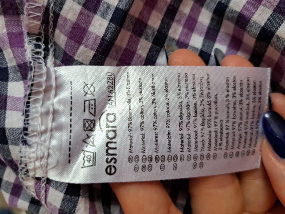 Koszula w kratkę Esmara rozm. 38