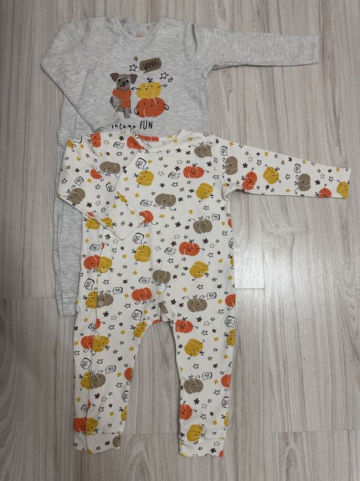 Paka piżamek pajacykow 10 sztuk 86/92