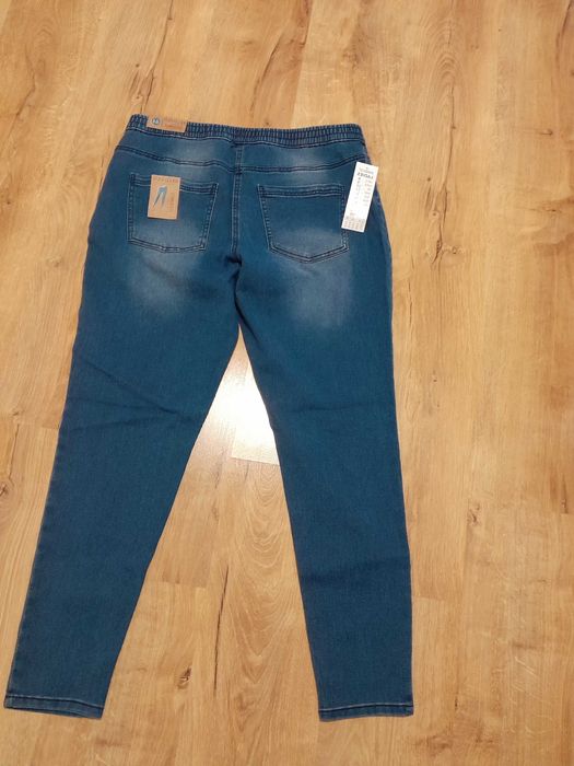 Nowe Spodnie jeansowe niebieskie  także ciążowe r 44
