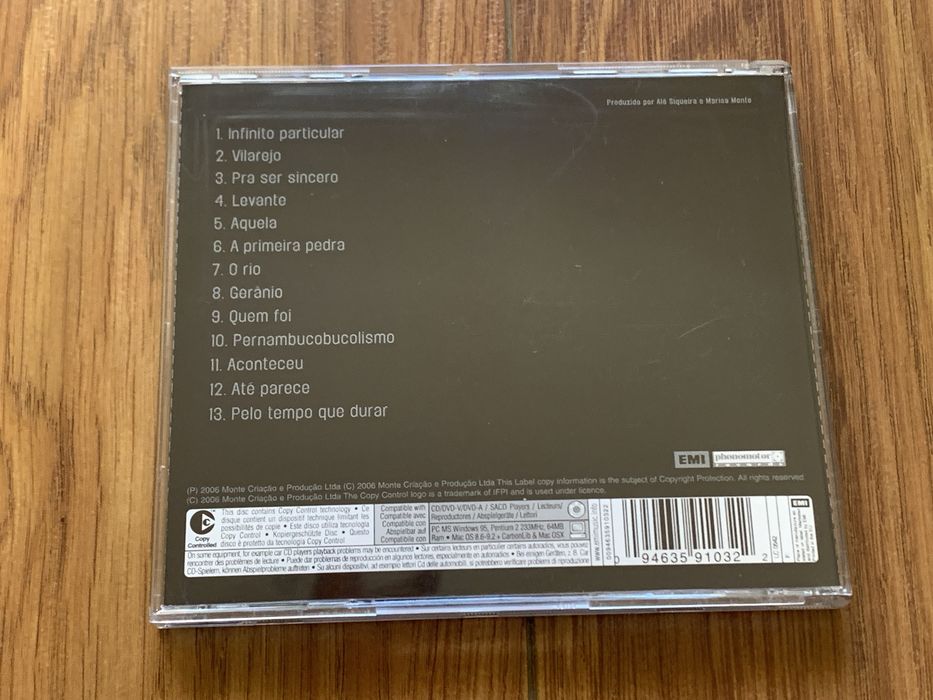 Marisa Monte  - Infinito Particular - cd