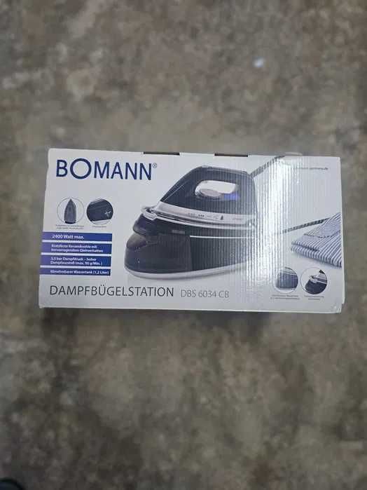 Ferro engomar a vapor Bomann DBS 6034 C novo