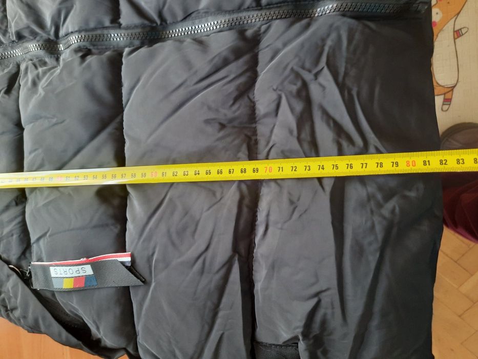 Czarna pikowana kamizelka 4XL z metki nowa