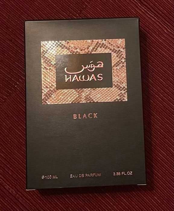 Perfume Hawas Black – 100ml | Novo e Selado