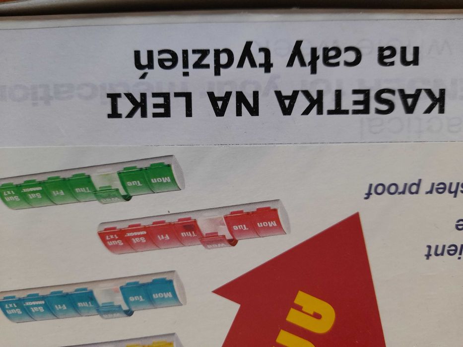 Kasetka na leki na cały tydzień - 5 szt.