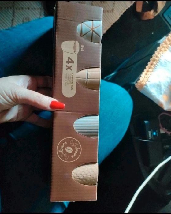 4 copos para café