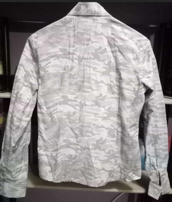 Koszula moro jasna Elite gwiazdki naszywka 38 piękna